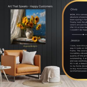 Sunflower Vase Art