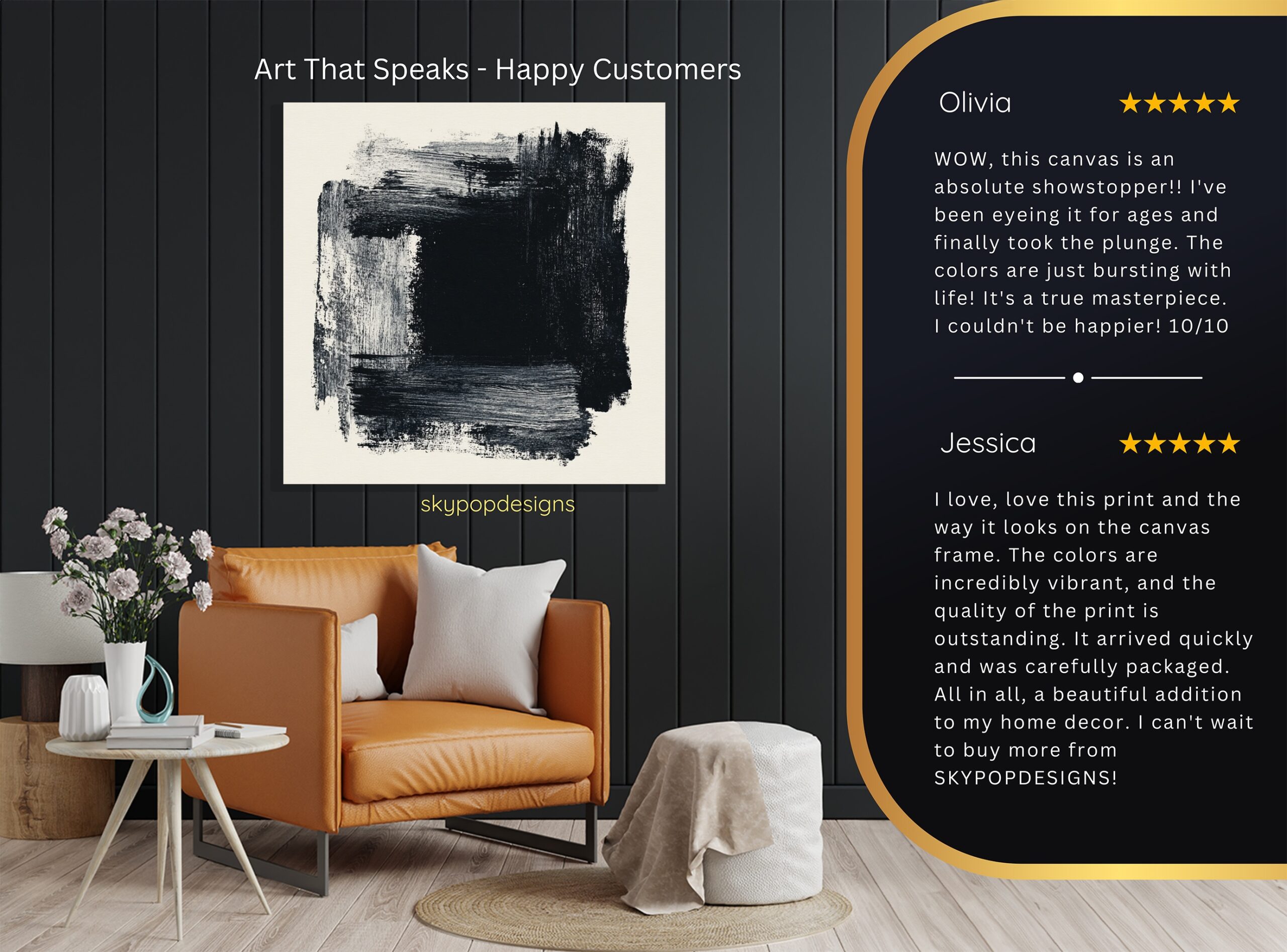 8.jpg Black Brushstroke Art