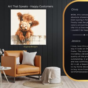 Highland Cow Art