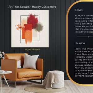Autumn Brushstroke Art
