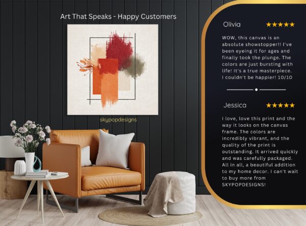 Autumn Brushstroke Art