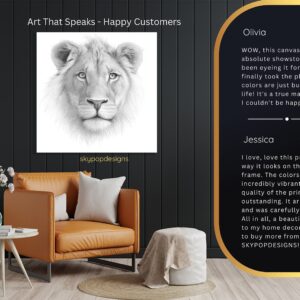 Lion Portrait Art