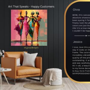Vibrant African Women Art