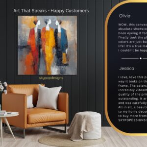 Colorful Silhouettes Art
