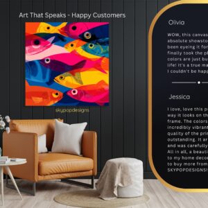 Colorful Fish Art