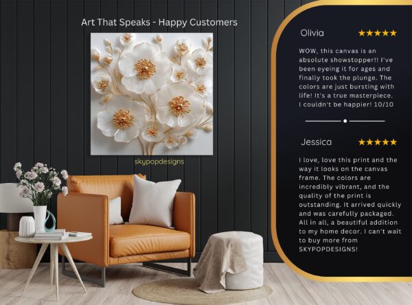 Gilded Blossom Art