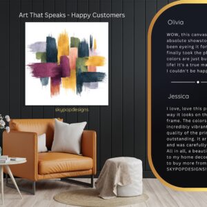 Vibrant Brushstrokes Art
