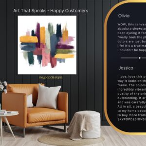 Vibrant Brushstroke Art