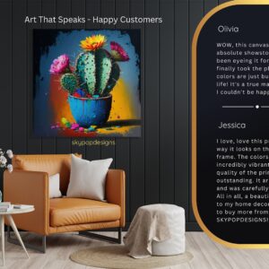 Cactus Bloom Art