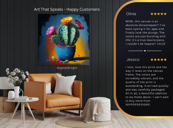 Cactus Bloom Art