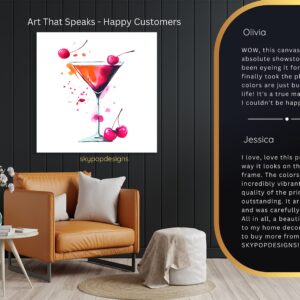 Cherry Martini Art