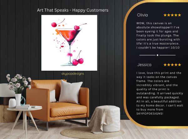 Cherry Martini Art