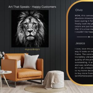 Lion Portrait Art