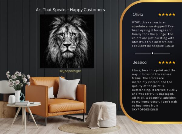 Lion Portrait Art