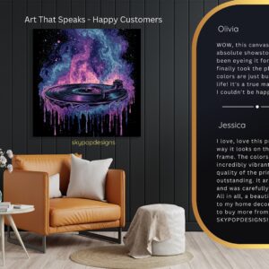 Cosmic Vinyl Art