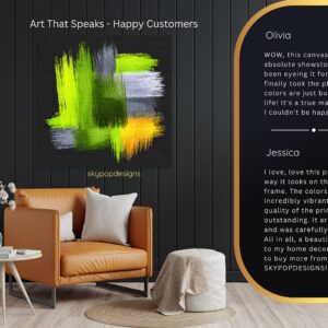 Vibrant Brushstroke Art
