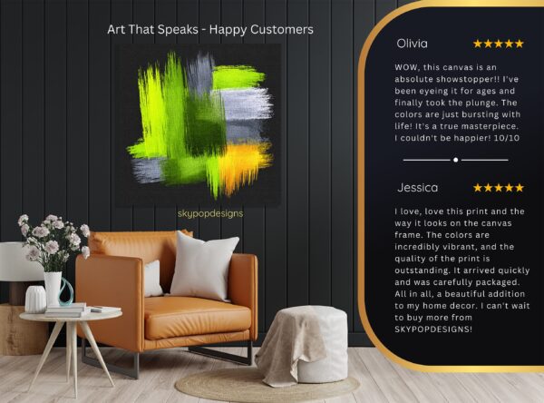 Vibrant Brushstroke Art