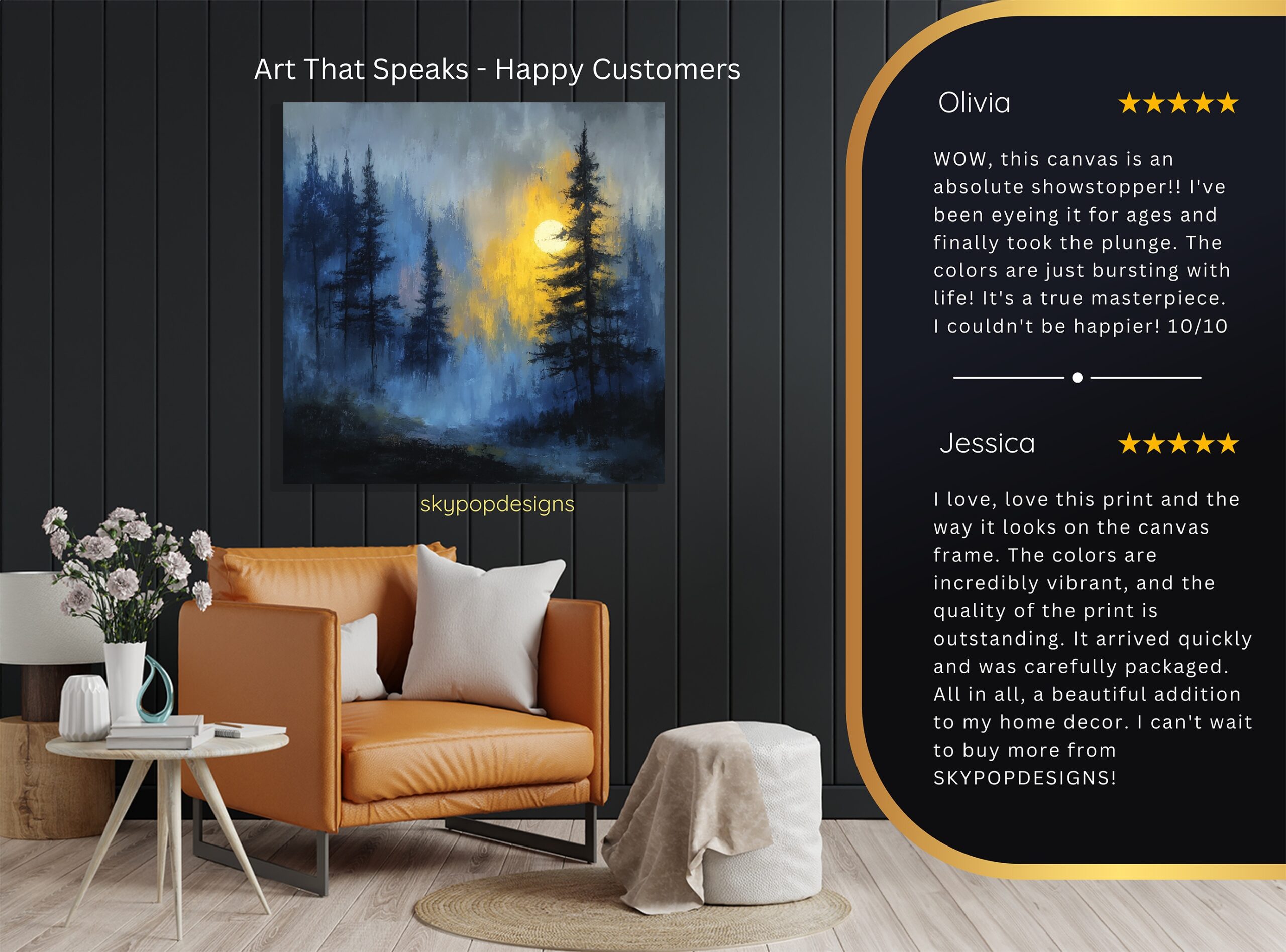 8.jpg Moonlit Forest Art