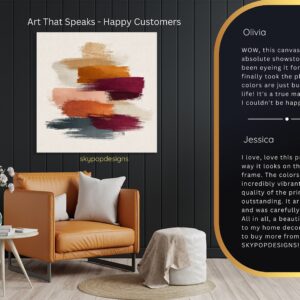 Autumn Brush Strokes Art