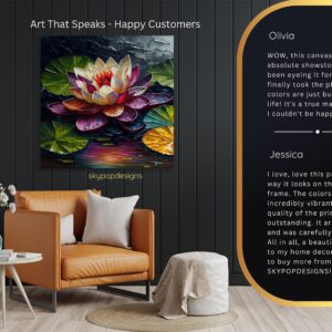 Water Lily Pond Art