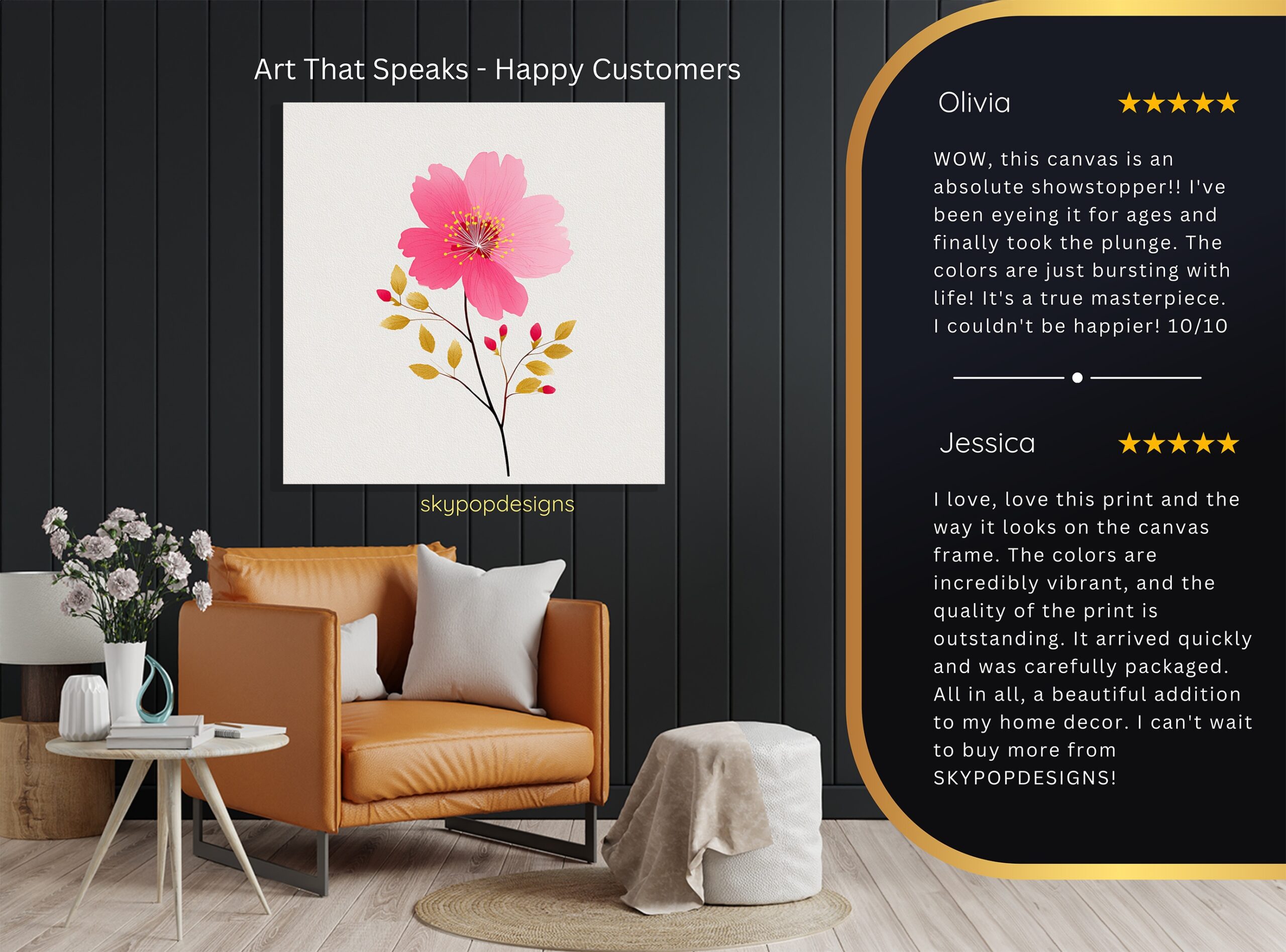 8.jpg Pink Cosmos Flower Art