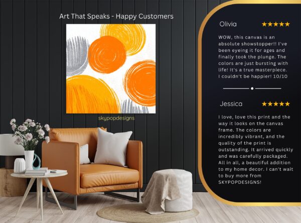 Citrus Circles Art