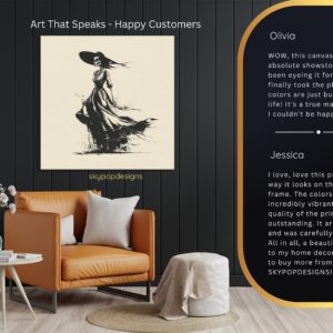 Skeleton Lady Art
