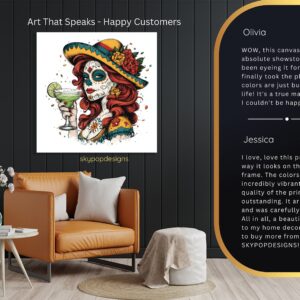 Day of the Dead Margarita Art