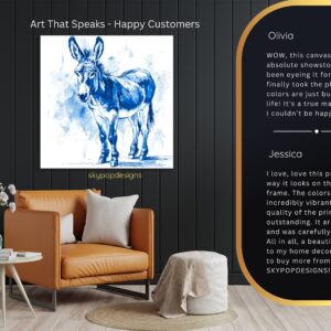 Blue Donkey Art