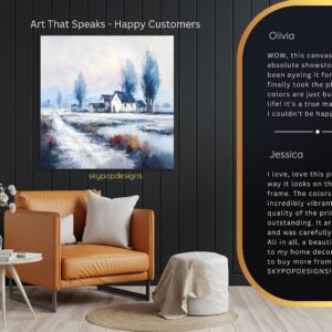 Winter Farmhouse Art