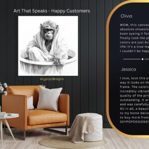 Chimpanzee Spa Art