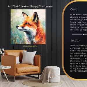 Fox Portrait Art