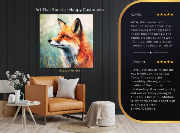 Fox Portrait Art
