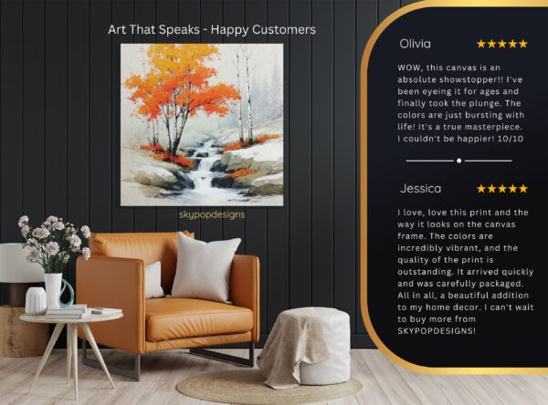 Autumn Stream Art
