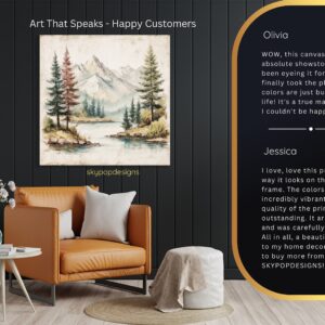 Mountain Lake Serenity Art