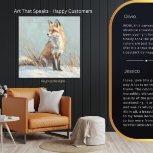 Fox Winter Art