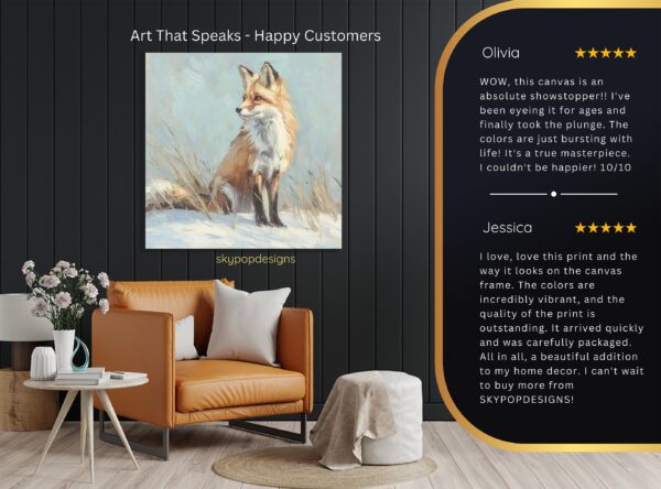 Fox Winter Art