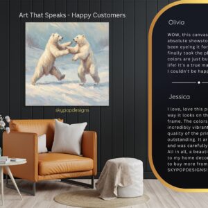 Polar Bear Dance Art
