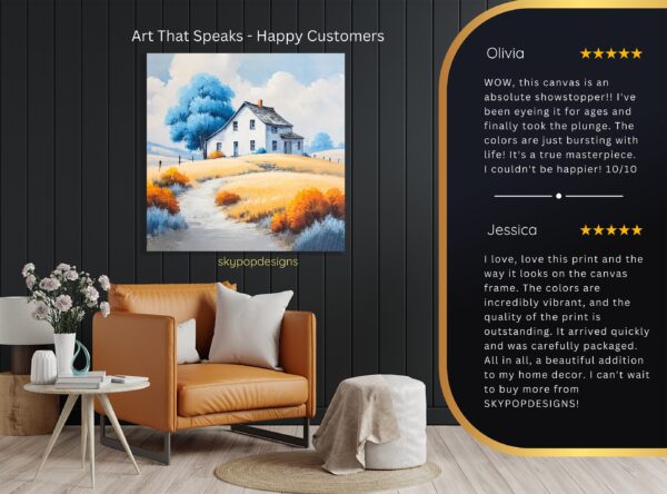 Countryside Farmhouse Art