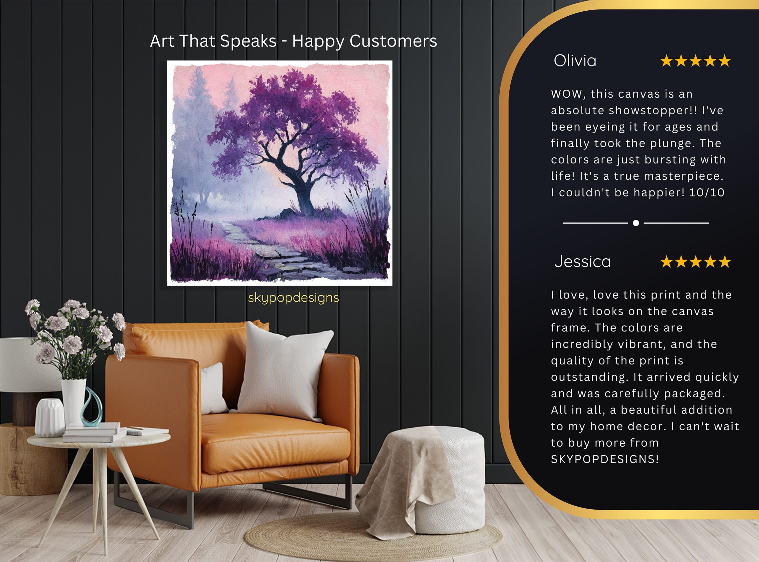 8.jpg Purple Tree Art