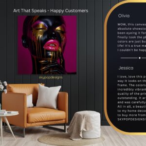 Liquid Gold Face Art