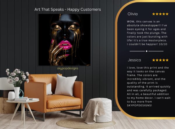 Golden Tears Beauty Art