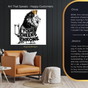 Lion King of the Throne Art