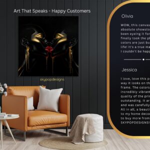 Golden Kiss Black Art