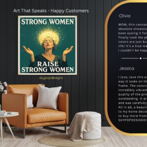 Strong Women Empowerment Art