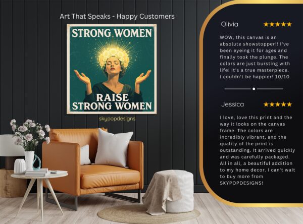 Strong Women Empowerment Art