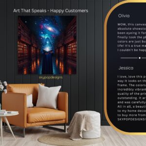 Cosmic Library Art