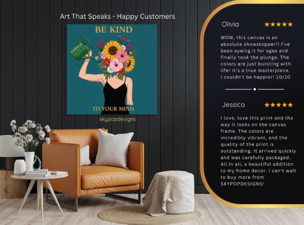 Floral Mind Kindness Art