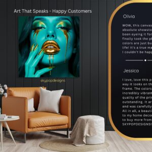 Golden Drip Makeup Art