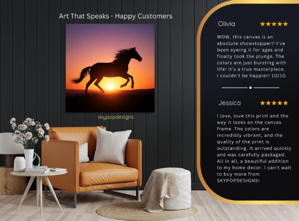 Horse Silhouette Art